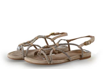 Unisa Sandalen in maat 38 Beige, Verzenden, Beige, Sandalen of Muiltjes, Zo goed als nieuw