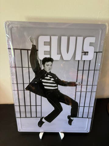Elvis Presley wandplaat - Jailhouse Rock, Ophalen of Verzenden, Nieuw, Poster, Artwork of Schilderij