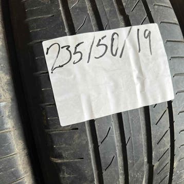 2 x Continental SportContact 5 235-50-19 Zomerbanden 5mm, 19 inch, Gebruikt, Ophalen of Verzenden, 235 mm