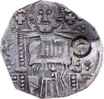 . Servië Emperor Stefan Dusan. Dinar 1346-1355