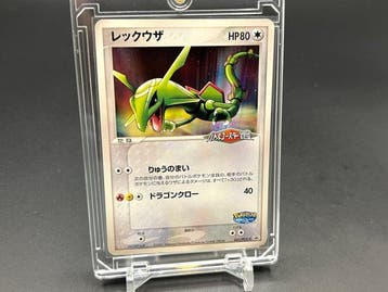 Pokémon - 1 Card - Rayquaza 041/PCG-P Promo card, Hobby en Vrije tijd, Nieuw