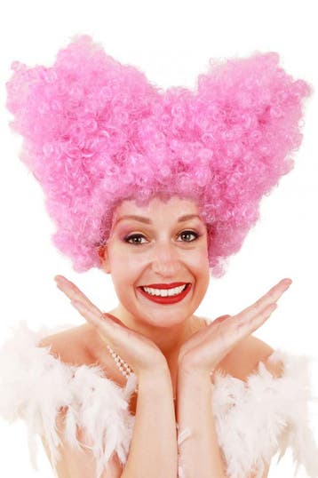 Luxe Suikerspin Pruik Roze Staarten met Gratis 2x Haarnetje, Kleding | Dames, Ophalen of Verzenden, Nieuw, Carnaval