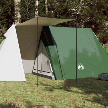 vidaXL Tent 3-persoons waterdicht groen, Verzenden, Nieuw, Tot en met 2
