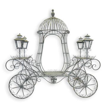 IRON LARGE CARRIAGE (Beeldjes - Decoratie, Interieur), Verzenden, Nieuw