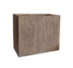 Plantenbak Fiberclay 70x40x60 cm Houtstructuur, Tuin en Terras, Bloembakken en Plantenbakken, Verzenden, Nieuw