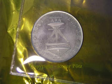 Ddr 20 Mark 1980 Ernst Abbe zilver, Verzenden