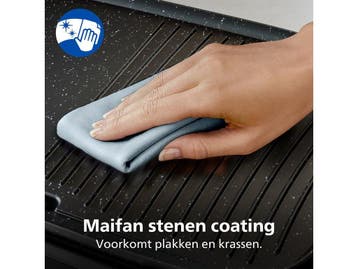 Philips HD6212/90 - Elektrische Grill - 2400W - Antislip, Verzenden, Nieuw