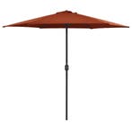 vidaXL Parasol met aluminium paal 270x246 cm, Tuin en Terras, Verzenden, Nieuw, 2 tot 3 meter