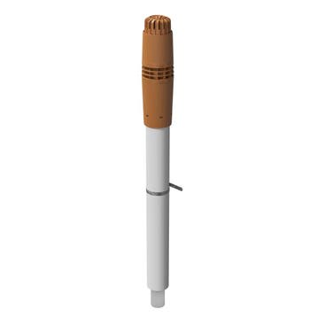 Rolux 5G Dakdoorvoer HR Conc PP/KS 80/125 1570mm terracotta, Ophalen of Verzenden, Nieuw