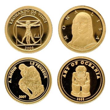 Congo, Mongolië, Benin, Palau. 2006/2008 - Masterpieces of