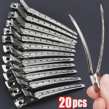 Professionele Haarclips Set - Metalen Kappers Clips voor Sty, Verzenden