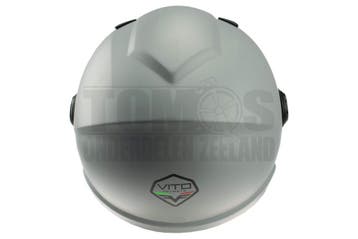Helm Vito Jethelm met zonnevizier Lavori mat grijs/zwart..., Ophalen of Verzenden, Nieuw, Vito