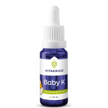 Vitakruid Vitamine K & D Baby - 2x10ml, Ophalen of Verzenden, Nieuw, Overige typen
