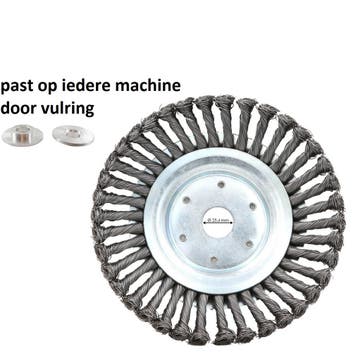 Kibani onkruidborstel 20cm (Tuin gereedschap), Ophalen of Verzenden, Nieuw