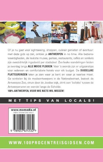100% Antwerpen / 100% stedengidsen 9789057674532, Verzenden, Gelezen, Sabine Lefever