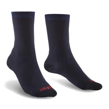 Bridgedale Liner Coolmax Crew 2-pack  Navyblauw - Dames (35-, Verzenden, Nieuw, Kleding