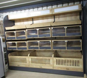 Broodstelling met 3 broodbakken, 12 laden en 3 broodplanken, Nieuw