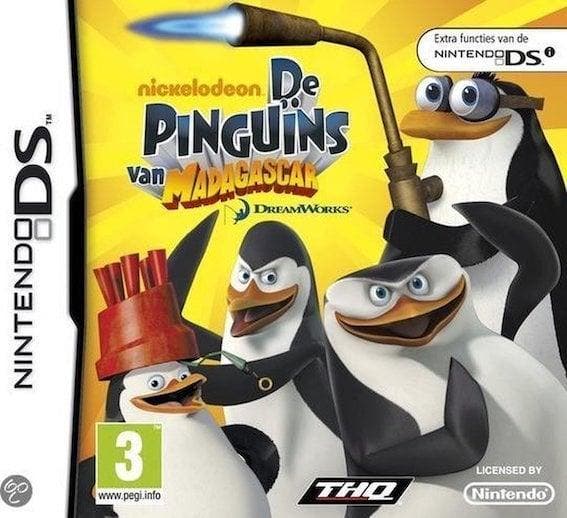 De Pinguins van Madagascar (DS Games), Spelcomputers en Games, Games | Nintendo DS, Zo goed als nieuw, Ophalen of Verzenden