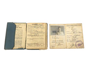 Documenten van sergeant piloot Johannes Petrus Bern