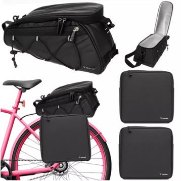 Trizand Fietstassen 3-Delig – 16L Bagagedrager Tas met Re., Ophalen of Verzenden, Nieuw