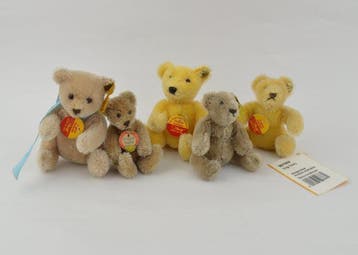 Steiff - Speelgoed Lot of 5 Vintage Steiff Miniature Toys
