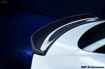 Carbon kofferbak spoiler lip Type 2 Tesla Model 3, Auto diversen, Verzenden