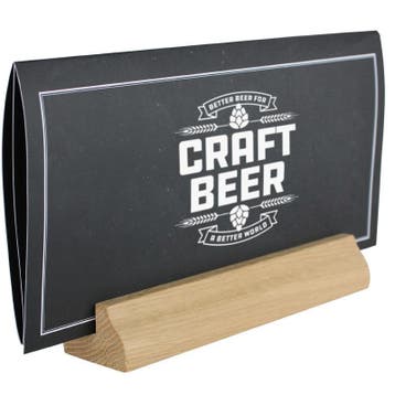 Menukaarthouder Eiken 210x33 mm, Nieuw in verpakking