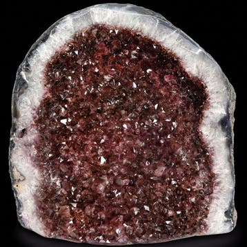 Ijzerrood amethist - geode - 33x31x10 cm- 15.6 kg
