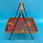Dienblad - Hout - Vintage inklapbare tafel serveerplateau