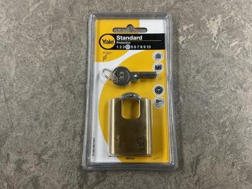 Veiling - 8x Yale messing hangslot 40mm Y110C/40/119/1