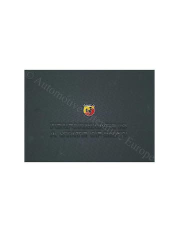 2016 ABARTH 595 & 695 BROCHURE NEDERLANDS, Nieuw, Author