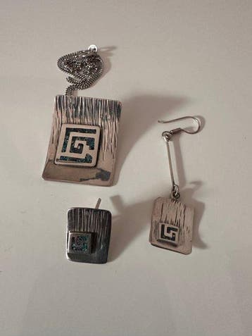 Zilver - Parure - Griekse modernist
