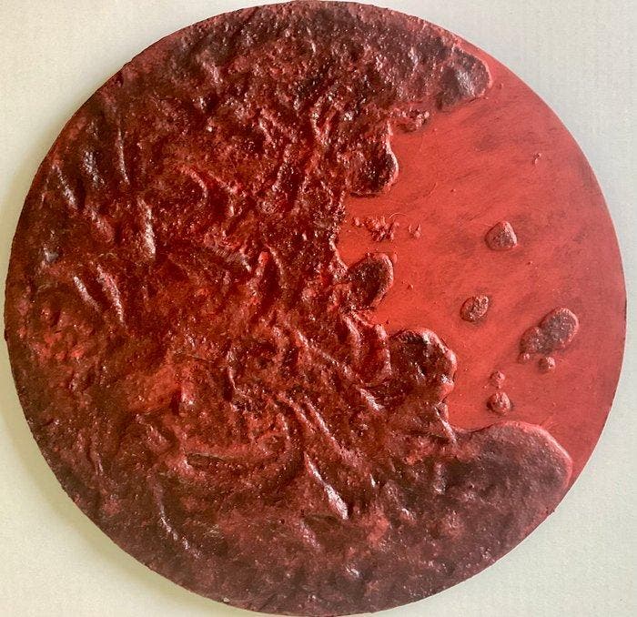 Paola Romano (1950) - Luna rossa, Antiek en Kunst, Kunst | Designobjecten