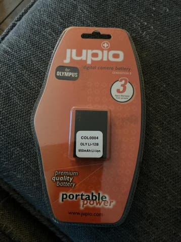 Jupio LI-12B Camera Accu – Nieuw – Geschikt voor Olympus, Verzenden, Nieuw, Oplaadbaar