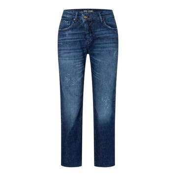 MAC • blauwe Criss Cross chain jeans • 36, MAC, Verzenden, Nieuw, Blauw