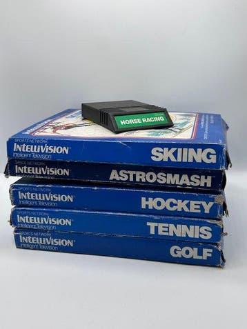 Mattel - Intellivision - Skiing; Astrosmash; Hockey; Tennis;, Nieuw