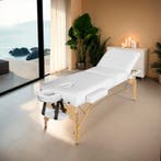 Massagetafel-set 3 zones met 10cm matras, rolkussens en hout, Verzenden, Nieuw