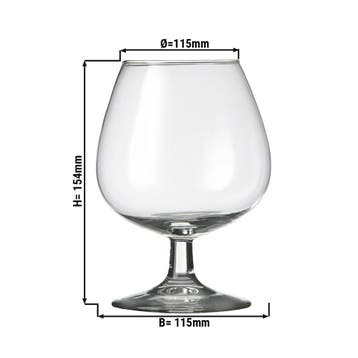 GGM Gastro | (4 stuks) cognacglazen - SPECIALS - 800ml - met, Verzenden