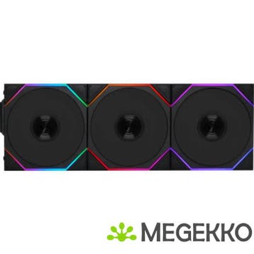 Lian Li UNI FAN TL Wireless 120mm Black 3-pack, Verzenden, Nieuw