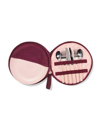 HEMA Serviesset picknick in etui van €7.5 voor €7 sale, Verzenden, Nieuw