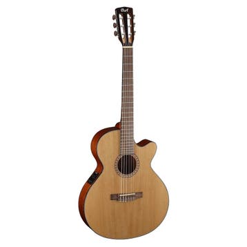 Cort CEC5 Cutaway Klassieke Gitaar 4/4 Naturel, Ophalen of Verzenden, Nieuw