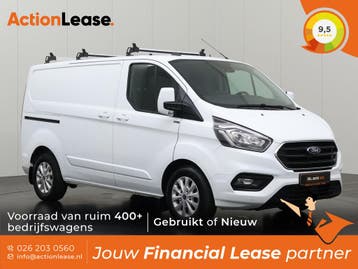 Ford Transit Custom Bestelbus L1 H1 2023 Diesel Automaat, Auto's, Automaat, Zwart, Wit, Diesel