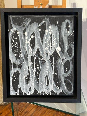 Jonone (1963) - Composition en noir (original artwork)