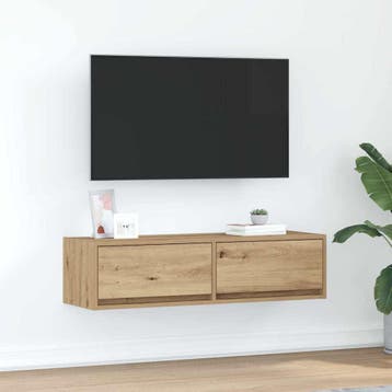 vidaXL TV-kast 100 x 31 x 25,5 cm artisanaal eikenkleurig, Minder dan 50 cm, Verzenden, Nieuw, Minder dan 100 cm