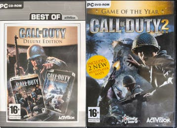 Call Of Duty 1 + 2 Classic GOTY Bundel (Windows 98/2000/XP), Verzenden, Nieuw