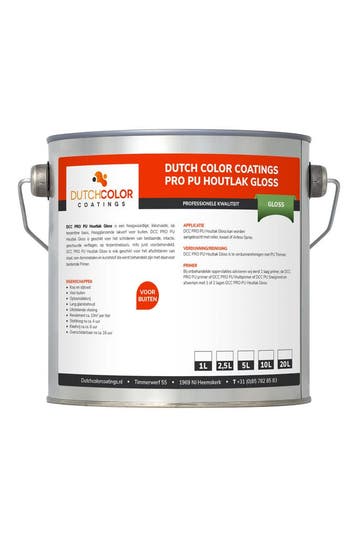 DCC PRO PU Houtlak Gloss Mengkleur 20L, Overige kleuren, Verzenden, Nieuw, 15 tot 20 liter