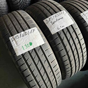 2 x Fortuna 215-60-17 Winterbanden 6,5mm, 17 inch, Band(en), Personenwagen, Gebruikt