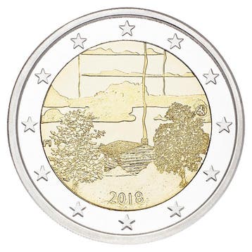 Finland 2 Euro Sauna Cultuur 2018, Postzegels en Munten, Verzenden