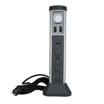 Tuinpaal - 2x contactdoos + Timer, Ophalen of Verzenden, Nieuw