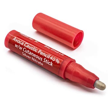 Zilvernitraatstift 40% in rood plastic huls 1 stuk 15107000, Verzenden, Nieuw